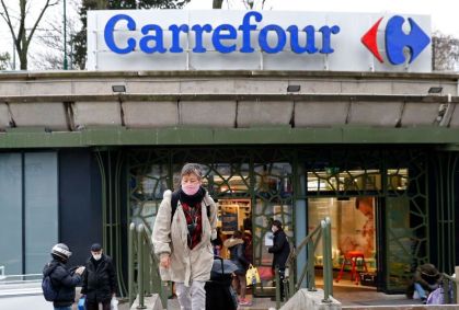 Unidade da rede de supermercados Carrefour em Paris, França
