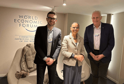 Em Davos, Marina Silva se reúne com filho de George Soros e presidente da Open Society