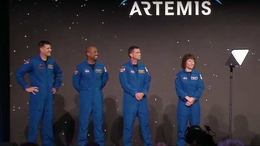 Astronautas da missão Artemis II / Nasa/Reprodução