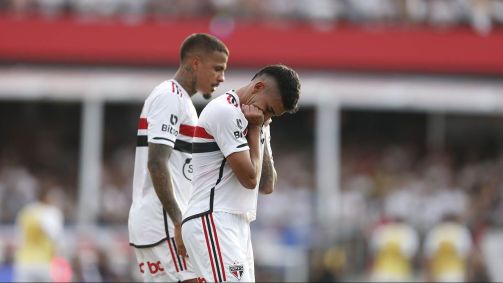 Nestor comemora o gol do título do São Paulo na Copa do Brasil