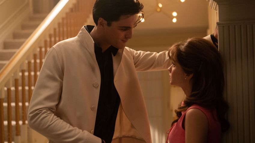 Jacob Elordi como Elvis Presley e Cailee Spaeny como Priscilla / Divulgação/O2 Play