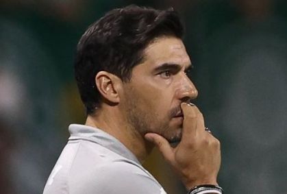 O técnico Abel Ferreira, da SE Palmeiras