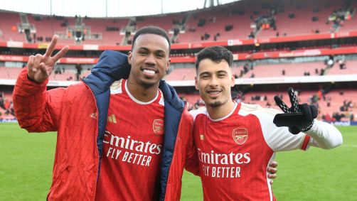 Gabriel Magalhães e Gabriel Martinelli atuam juntos no Arsenal e estarão na Copa América