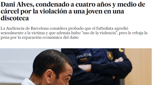Manchete El País