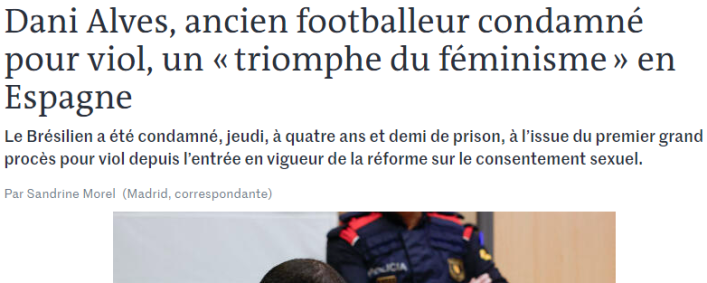 Manchete Le Monde