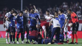 Juan Izquierdo, do Nacional, teve arritmia cardíaca e está em observação