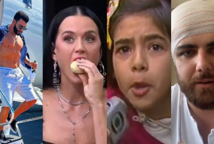 Da esq. para dir.: Gusttavo Lima, Katy Perry, Patrícia Veloso Martins e Zé Neto