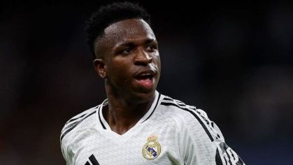 Vinícius Júnior durante vitória do Real Madrid sobre o Villarreal