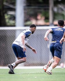 Neymar no Centro de Treinamento Rei Pelé