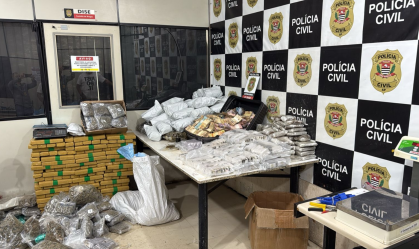 SP: Polícia apreende uma tonelada de drogas em fábricas do tráfico