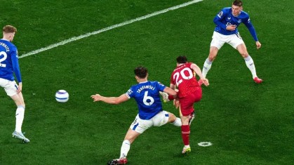 Diogo Jota marcou gol da vitória do Liverpool contra Everton