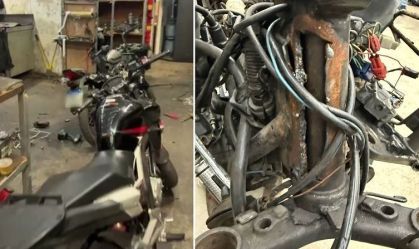 Polícia descobre desmanche de motos furtadas em loja no centro de SP